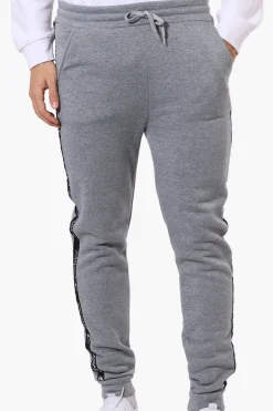 Canada Weather Gear Side Detail Tie Waist Joggers - Grey