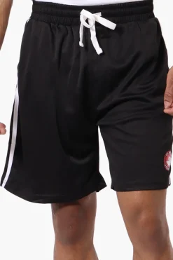 Canada Weather Gear Side Stripe Mesh Shorts - Black