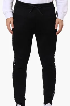 Canada Weather Gear Side Detail Tie Waist Joggers - Black
