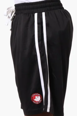 Canada Weather Gear Side Stripe Mesh Shorts - Black
