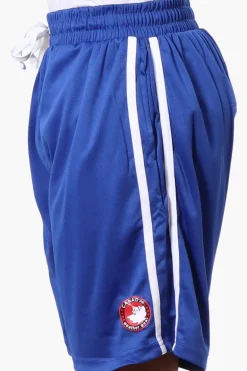 Canada Weather Gear Side Stripe Mesh Shorts - Blue