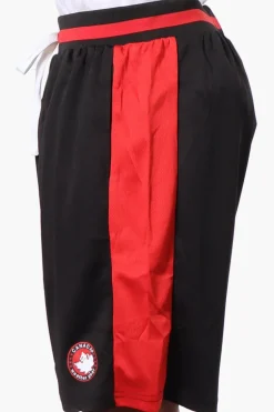 Canada Weather Gear Side Stripe Mesh Shorts - Black