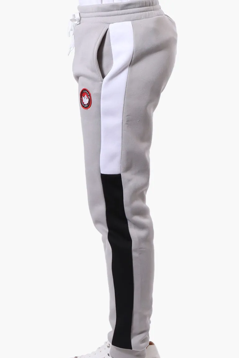 Canada Weather Gear Side Stripe Colour Block Joggers - Grey