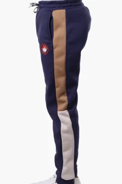 Canada Weather Gear Side Stripe Colour Block Joggers - Navy