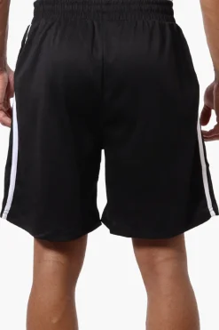 Canada Weather Gear Side Stripe Mesh Shorts - Black