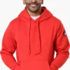 Canada Weather Gear Solid Embossed Logo Hoodie - Red