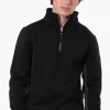 Canada Weather Gear Solid Half Zip Sweatshirt - Black