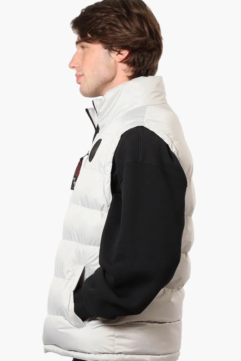 Canada Weather Gear Solid Bubble Vest - Stone