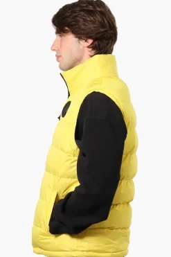 Canada Weather Gear Solid Bubble Vest - Yellow