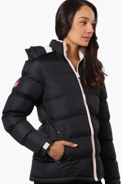 Canada Weather Gear Solid Bubble Bomber Jacket - Navy