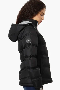 Canada Weather Gear Solid Bubble Bomber Jacket - Black
