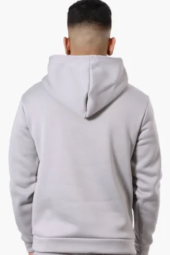 Canada Weather Gear Solid Embossed Logo Hoodie - Grey