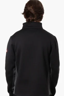 Canada Weather Gear Solid Half Zip Sweatshirt - Black