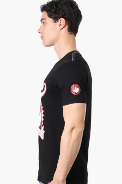Canada Weather Gear Strong And Free Print Tee - Black