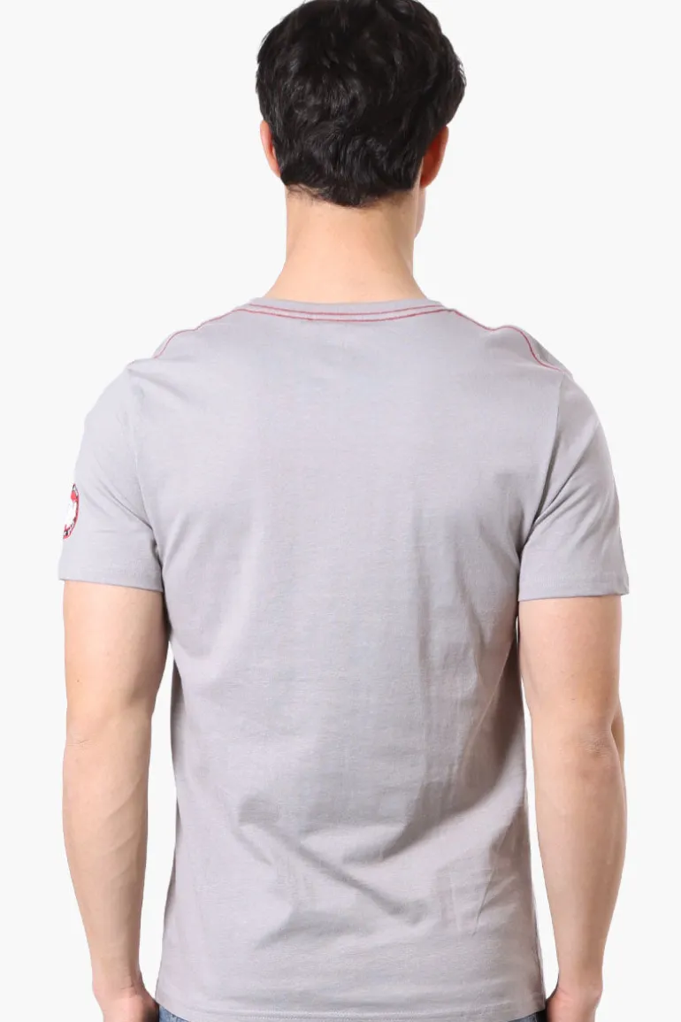 Canada Weather Gear Strong And Free Print Tee - Stone