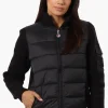 Canada Weather Gear Sweater Knit Polyfill Lightweight Jacket - Black