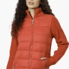 Canada Weather Gear Sweater Knit Polyfill Lightweight Jacket - Red