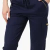 Canada Weather Gear Tie Waist Cargo Capris - Navy
