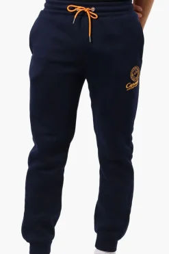 Canada Weather Gear Tie Waist Embroidered Joggers - Navy