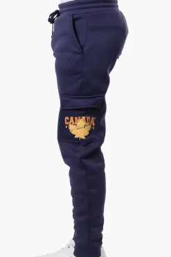 Canada Weather Gear Tie Waist Cargo Joggers - Navy