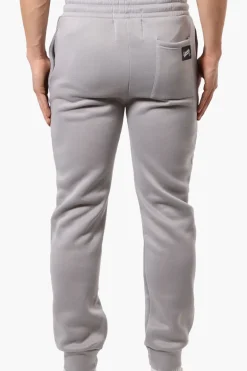 Canada Weather Gear Tie Waist Embroidered Joggers - Grey