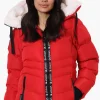 Canada Weather Gear Zip Off Sleeve Bomber Jacket - Red