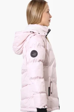 Canada Weather Gear Zip Off Sleeve Bomber Jacket - Blush
