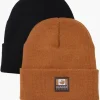 Canada Work Gear 2 Pack Cuffed Hat - Brown