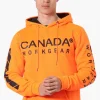 Canada Work Gear Logo Sleeve Hoodie - Orange