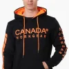 Canada Work Gear Logo Sleeve Hoodie - Black