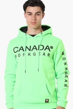 Canada Work Gear Logo Sleeve Hoodie - Green