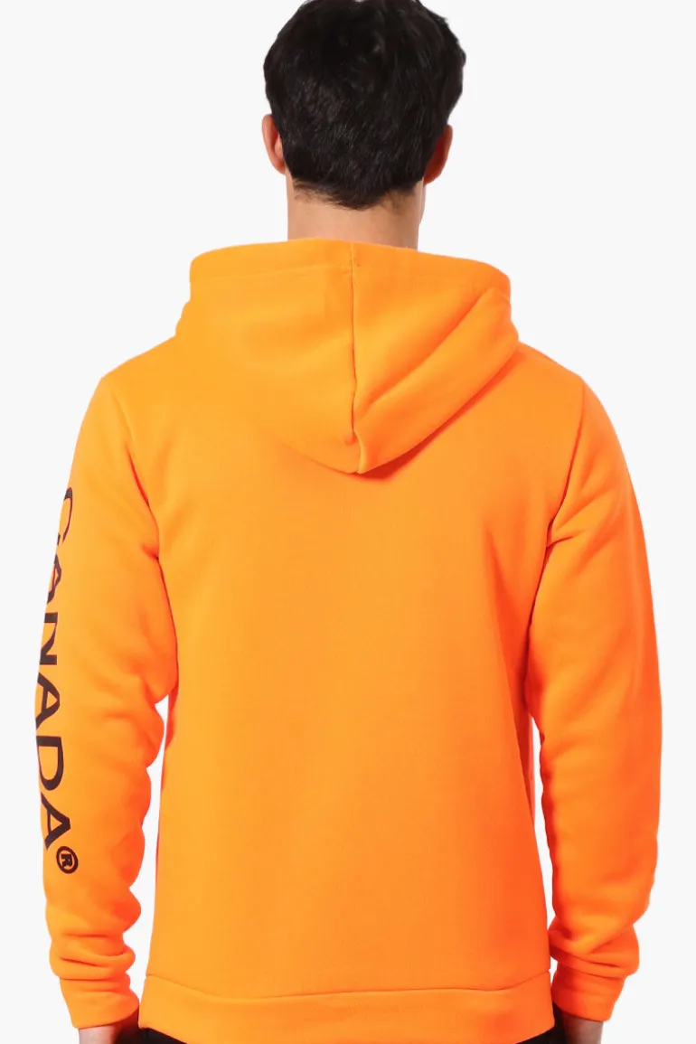 Canada Work Gear Logo Sleeve Hoodie - Orange