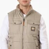 Canada Work Gear Sherpa Collar Bubble Vest - Beige