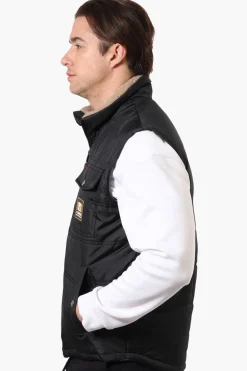 Canada Work Gear Sherpa Collar Bubble Vest - Black