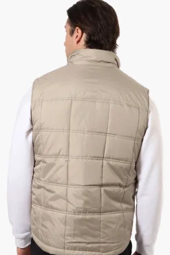 Canada Work Gear Sherpa Collar Bubble Vest - Beige