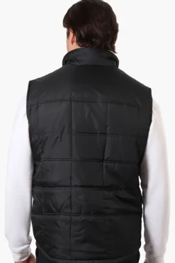 Canada Work Gear Sherpa Collar Bubble Vest - Black
