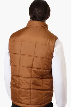 Canada Work Gear Sherpa Collar Bubble Vest - Brown