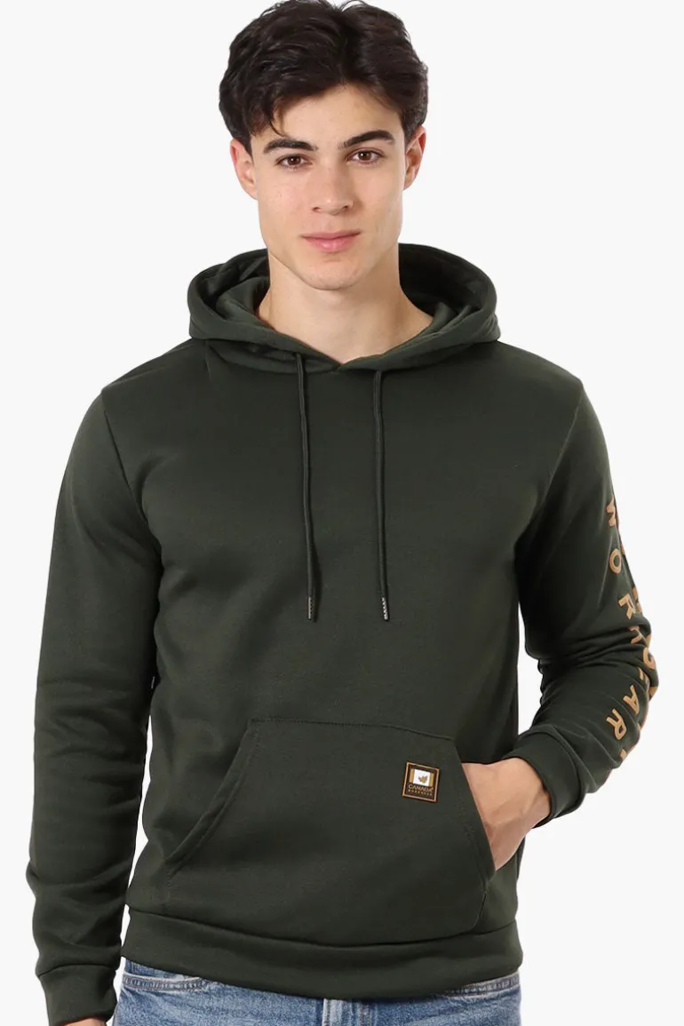 Canada Work Gear Sleeve Print Hoodie - Olive