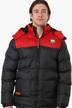 Canada Work Gear Zip Off Sleeve Bomber Jacket - Red