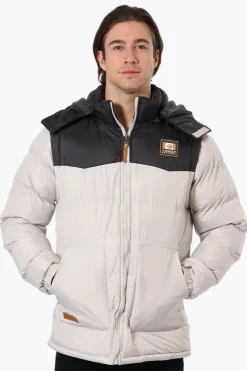 Canada Work Gear Zip Off Sleeve Bomber Jacket - Stone
