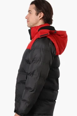 Canada Work Gear Zip Off Sleeve Bomber Jacket - Red