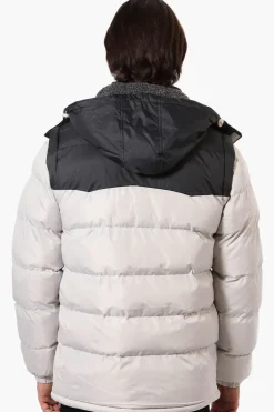 Canada Work Gear Zip Off Sleeve Bomber Jacket - Stone
