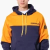Essentials Super Triple Goose Colour Block Hoodie - Navy