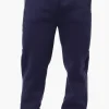 Essentials Super Triple Goose Side Mesh Insert Sweatpants - Navy