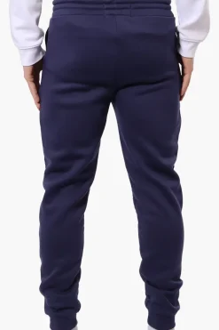 Essentials Super Triple Goose Basic Tie Waist Joggers - Navy