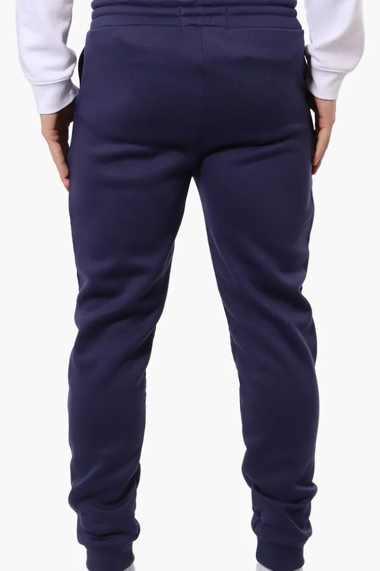 Essentials Super Triple Goose Basic Tie Waist Joggers - Navy