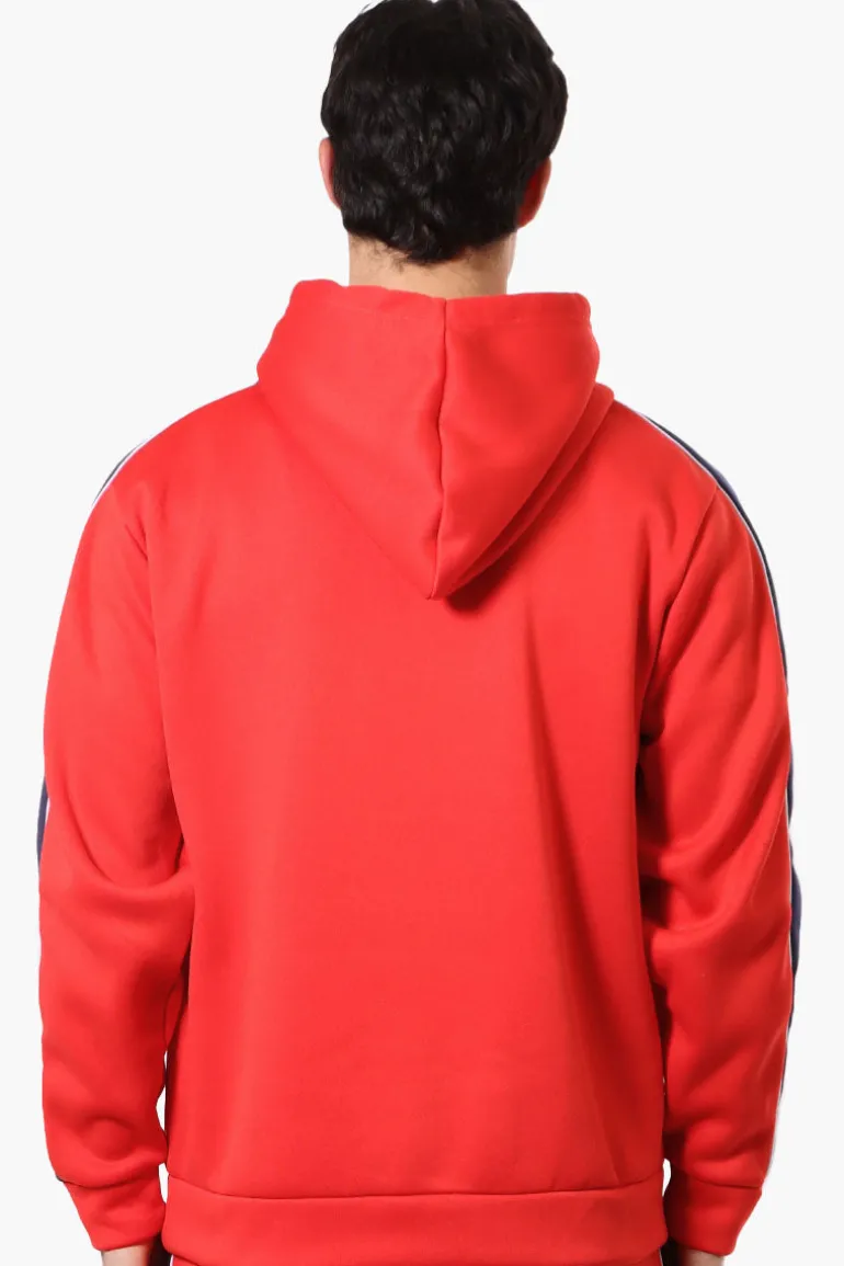 Essentials Super Triple Goose Chest Logo Hoodie - Red
