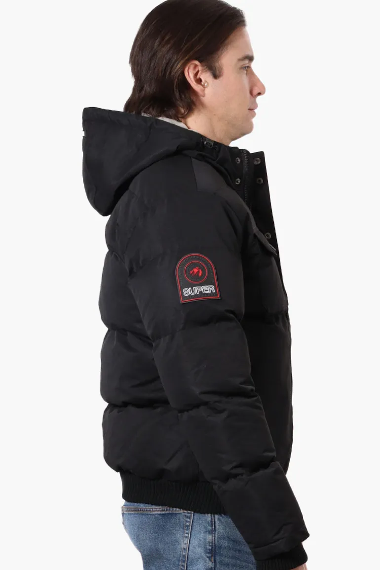 Super Triple Goose 4 Pocket Bomber Jacket - Black