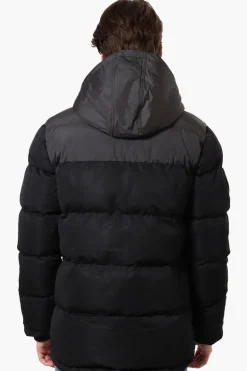 Super Triple Goose Colour Block Bubble Bomber Jacket - Grey