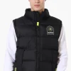 Super Triple Goose Double Pocket Bubble Vest - Black